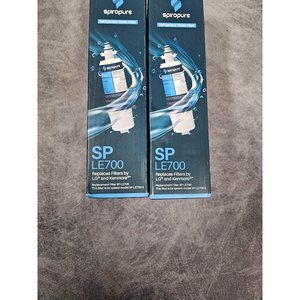 NEW 2 Pk SPIROPURE #SP LE700 Refrigerator Water Filter LG & Kenmore Replacement